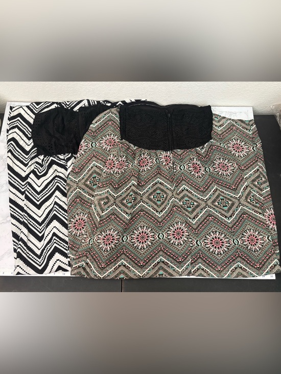 No Boundaries Dresses & Skirts - No Boundaries Chevron Maxi Dress Sleeveless Size M 7-9 Juniors Lot Of 2